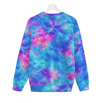 Unisex Drop-shoulder Knitted Fleece Sweater - view 2