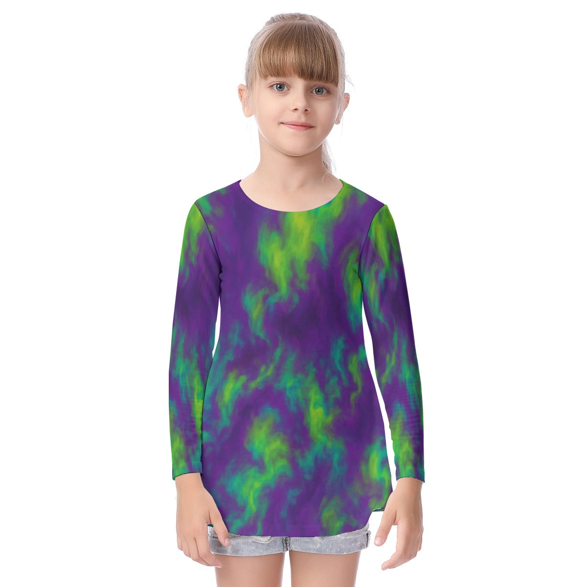Unisex Kid's Long Sleeve O-neck T-shirt