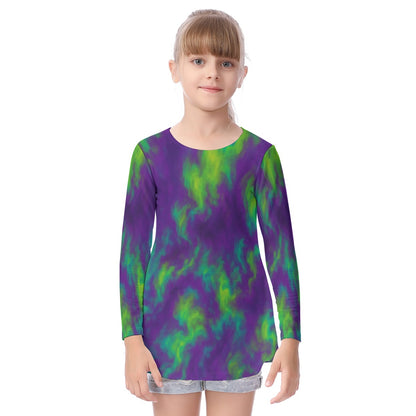 Unisex Kid's Long Sleeve O-neck T-shirt