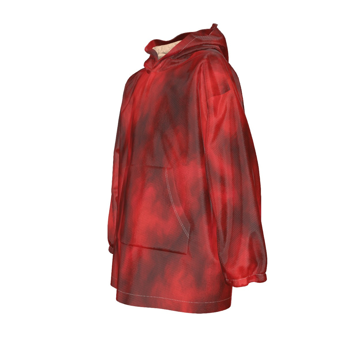 Unisex Kid's Sherpa Fleece Hoodie Blanket