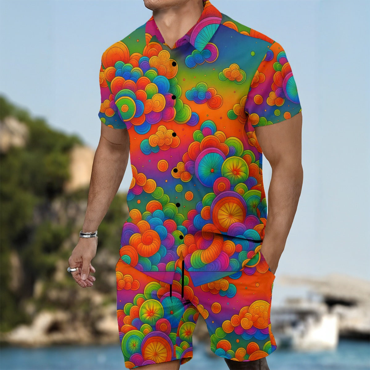 Men's Summer Shirt Set