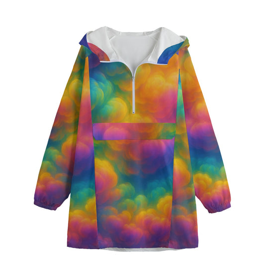 Unisex Windbreaker Long Jacket