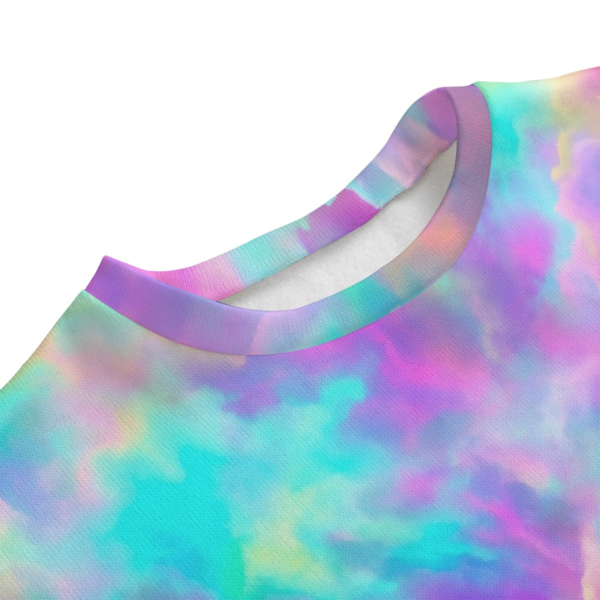 Unisex Drop-shoulder Knitted Fleece Sweater - view 3