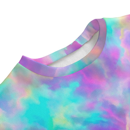 Unisex Drop-shoulder Knitted Fleece Sweater - view 3