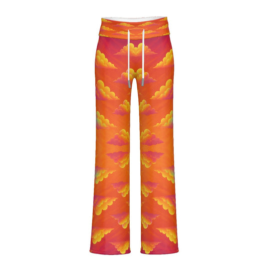 Women's High-waisted Straight-leg Trousers