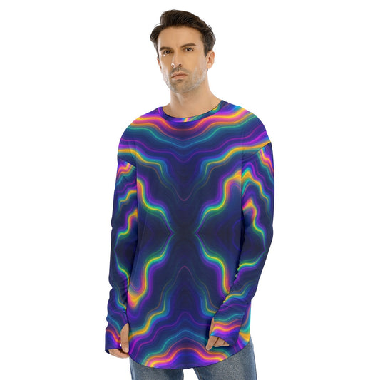 Men's Fingerless Long Sleeve T-shirt