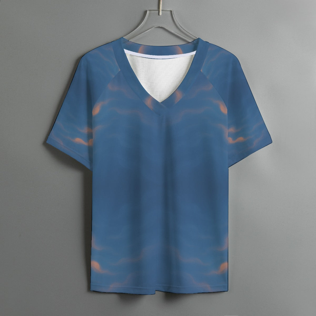 Women's V-neck T-shirt With Short Sleeve