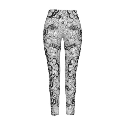 Women's High Waist Leggings | Side Stitch Closure