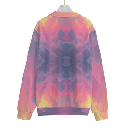 Unisex Stand-up Collar Knitted Fleece Outwear