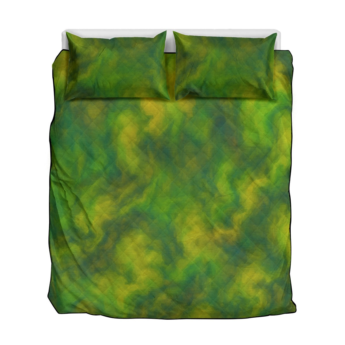 Unisex Quilt & Pillow Cases With Edge-wrapping Strips