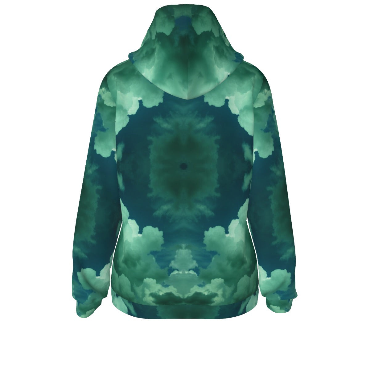 Women's Borg Fleece Hoodie With Half Zip