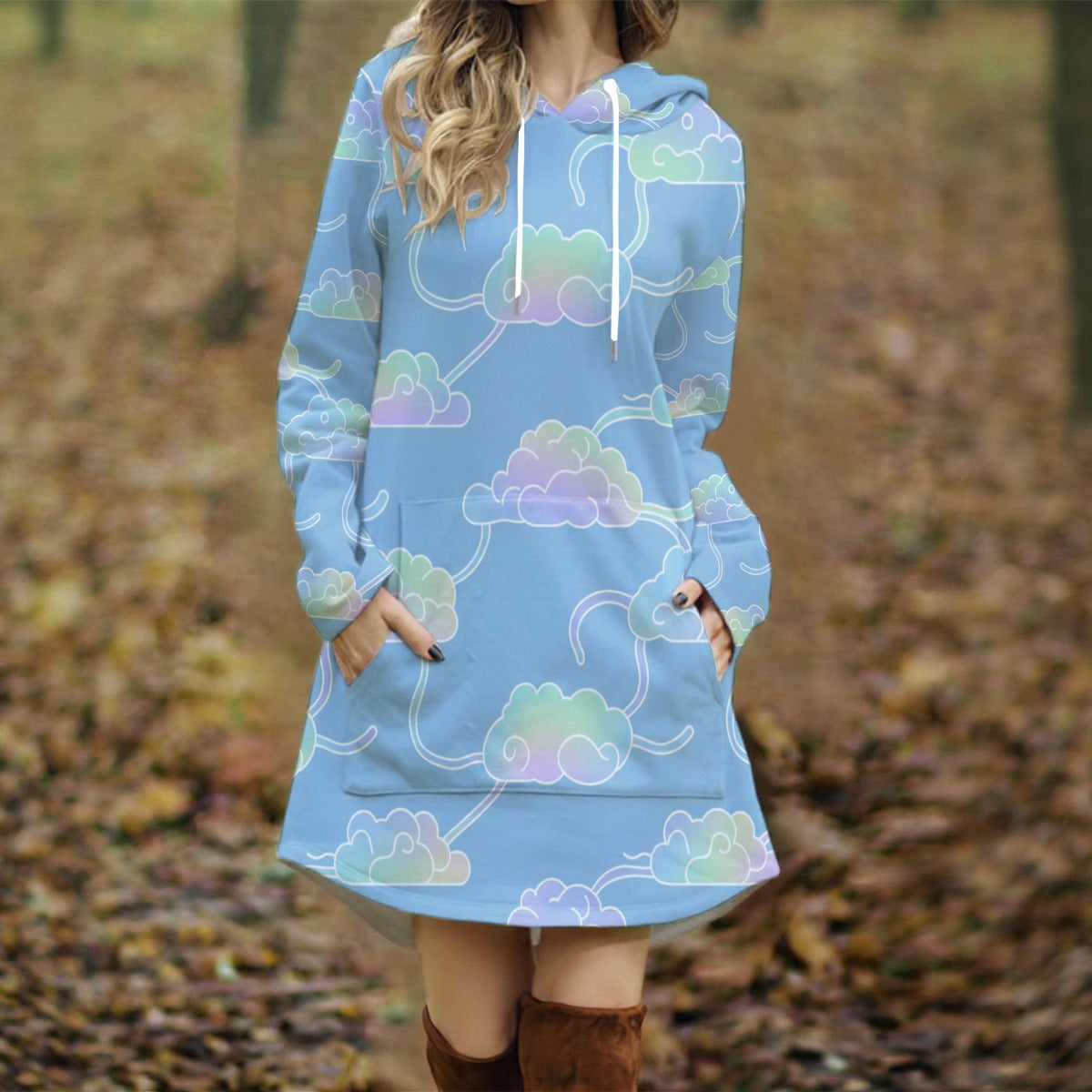 Women's Longline Hoodie Dress