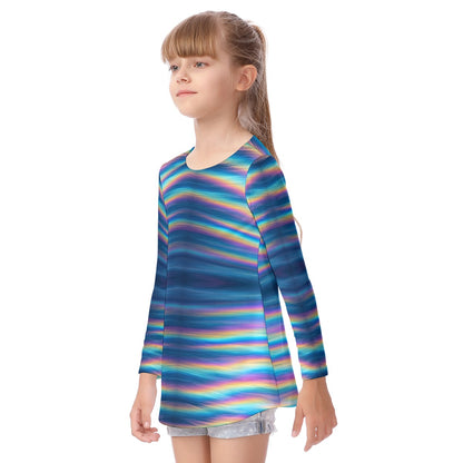 Unisex Kid's Long Sleeve O-neck T-shirt