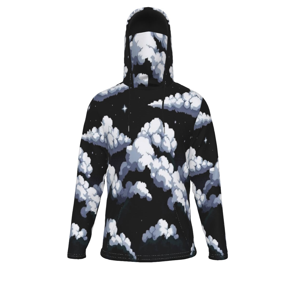Men's Pullover Hoodie With Mask - view 1