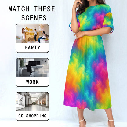 Women's Elastic Waist Dress