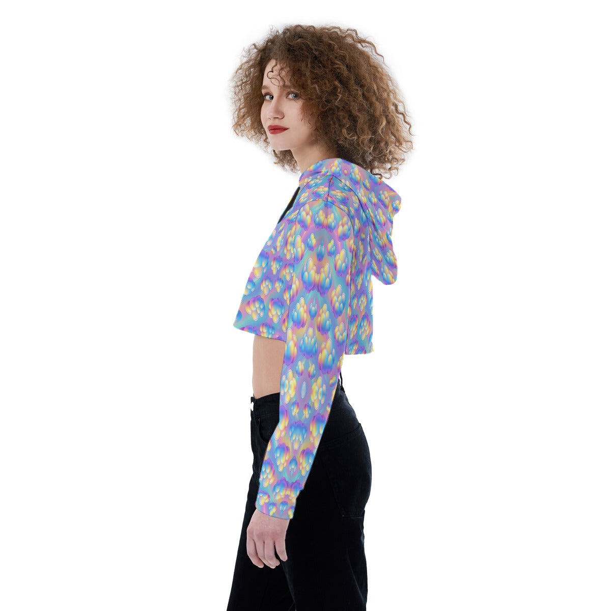 Women's Crop Top Hoodie