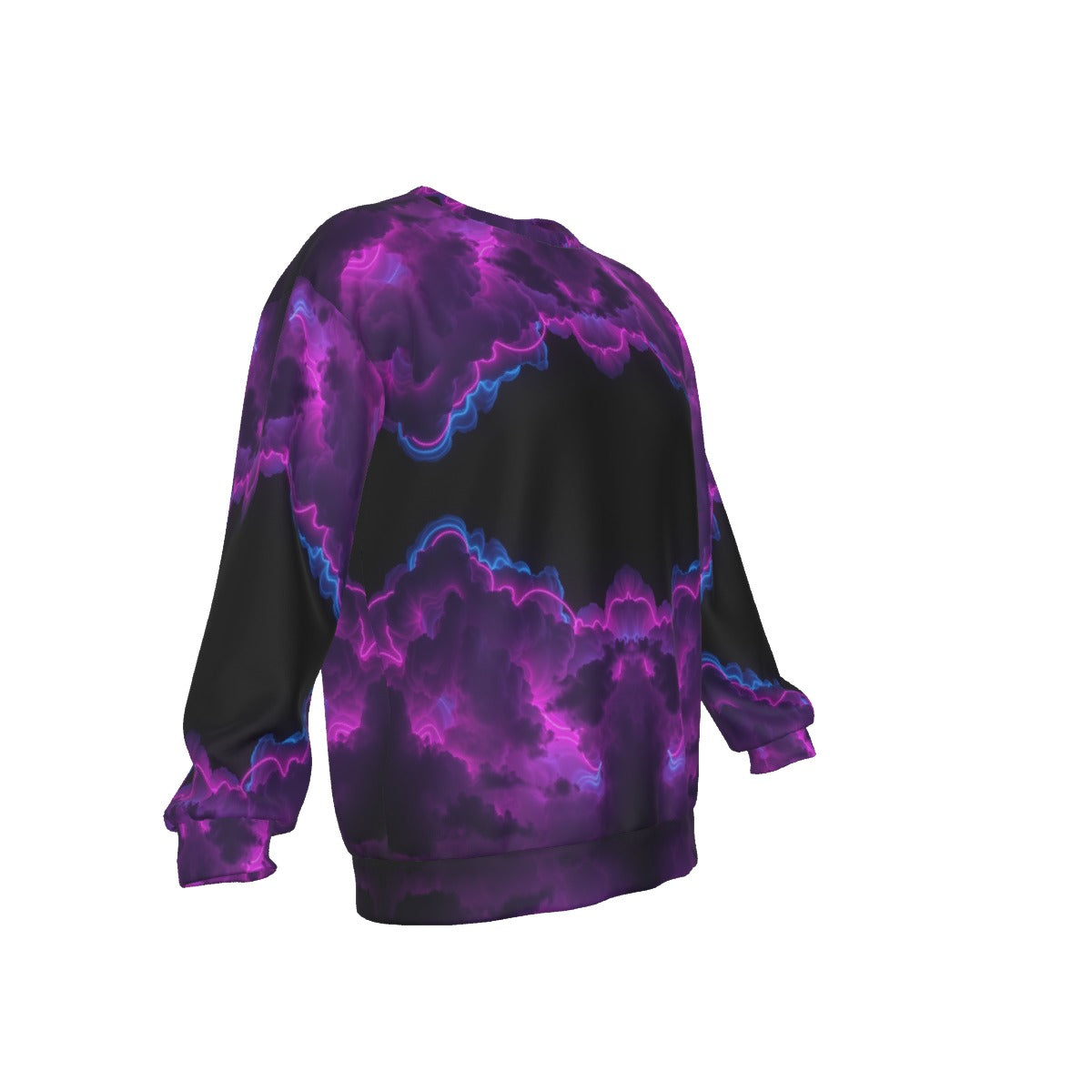 Men's Drop Shoulder Round Neck Long-Sleeved Sweatshirt