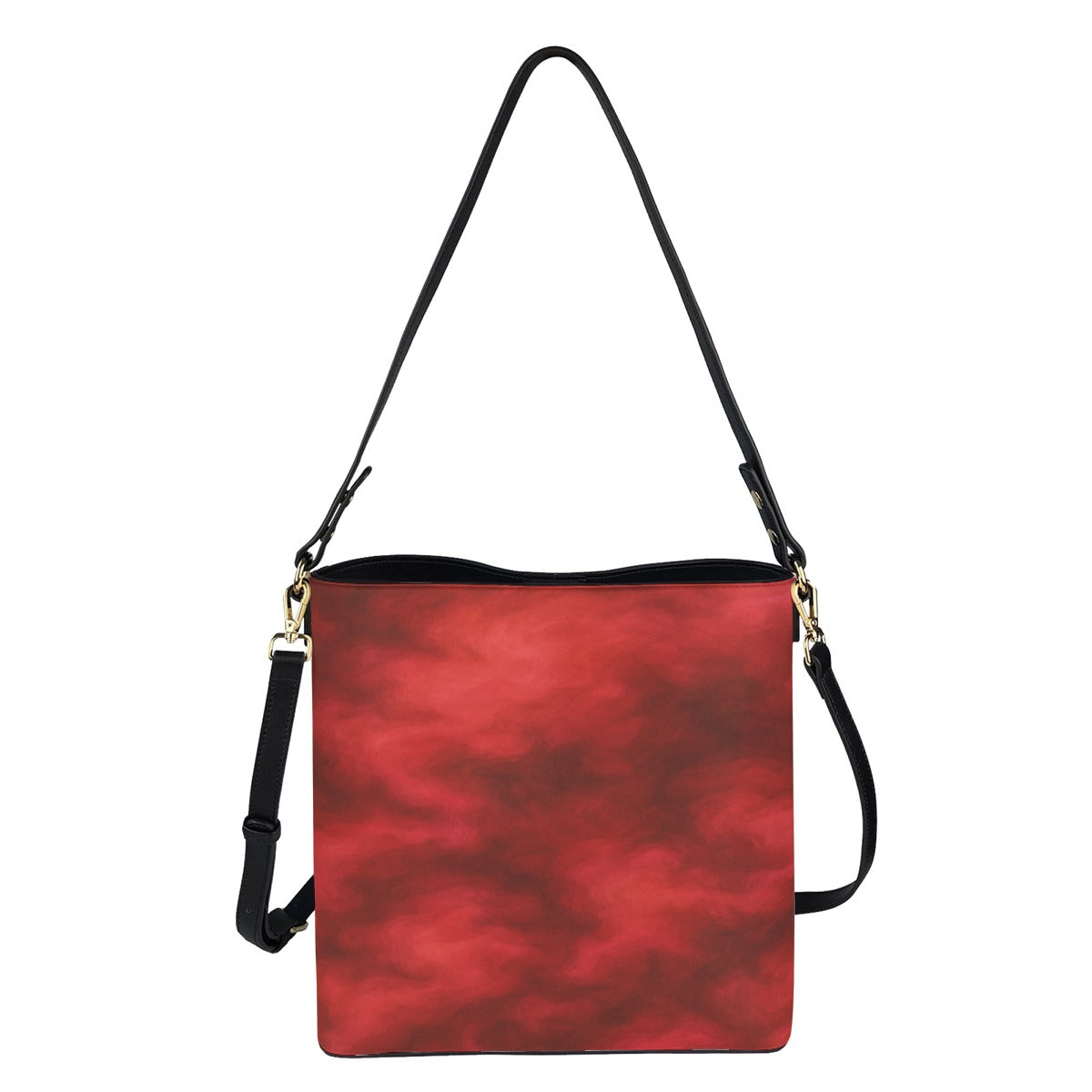 Unisex Minimalist Square Crossbody Bucket Bag