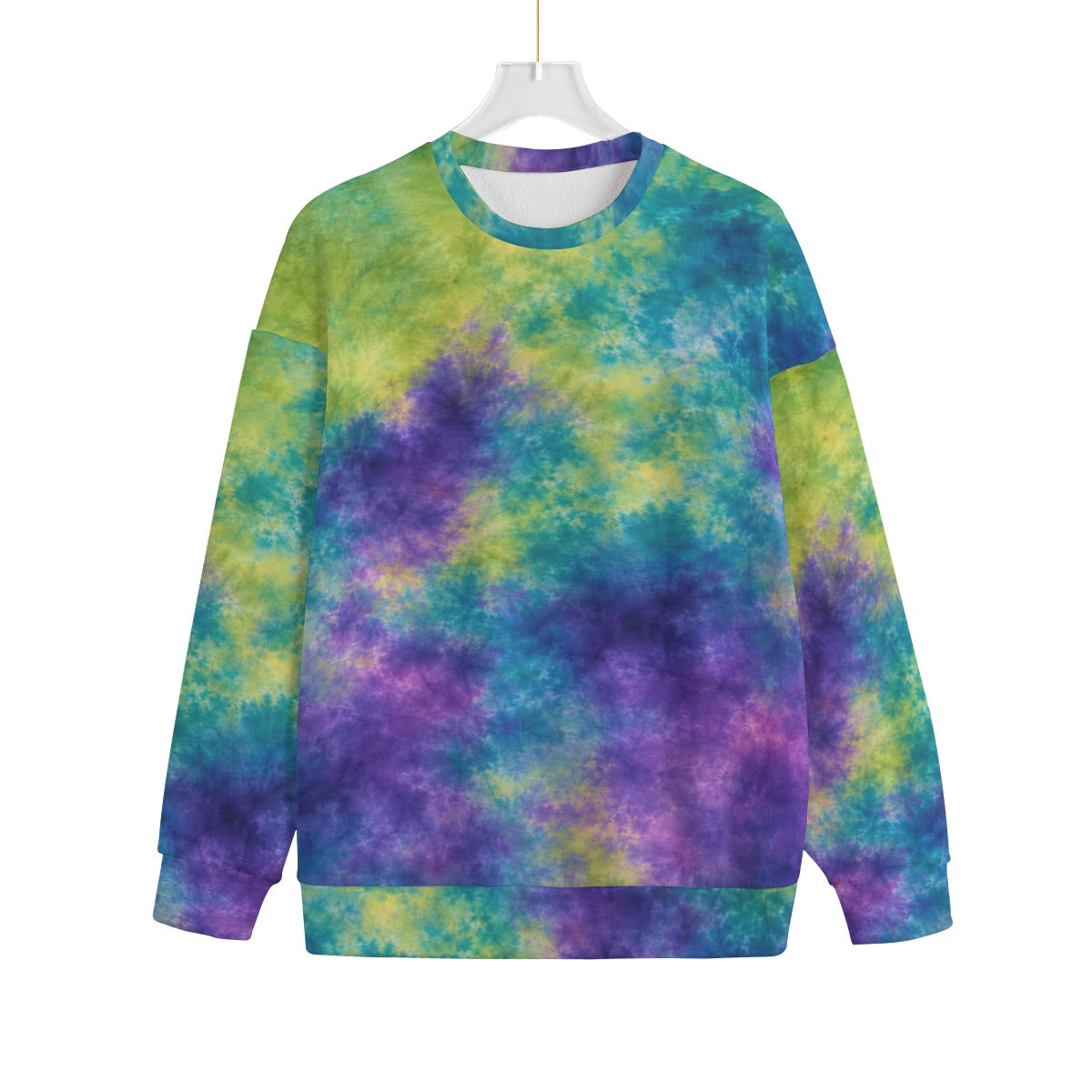 Unisex Drop-shoulder Knitted Fleece Sweater - view 1