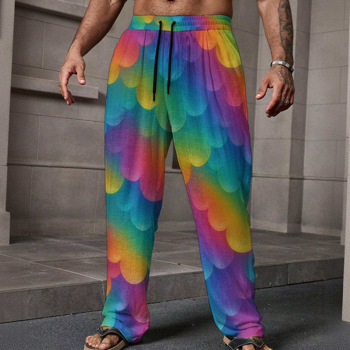 Men's Loose Casual Pants With Pocket