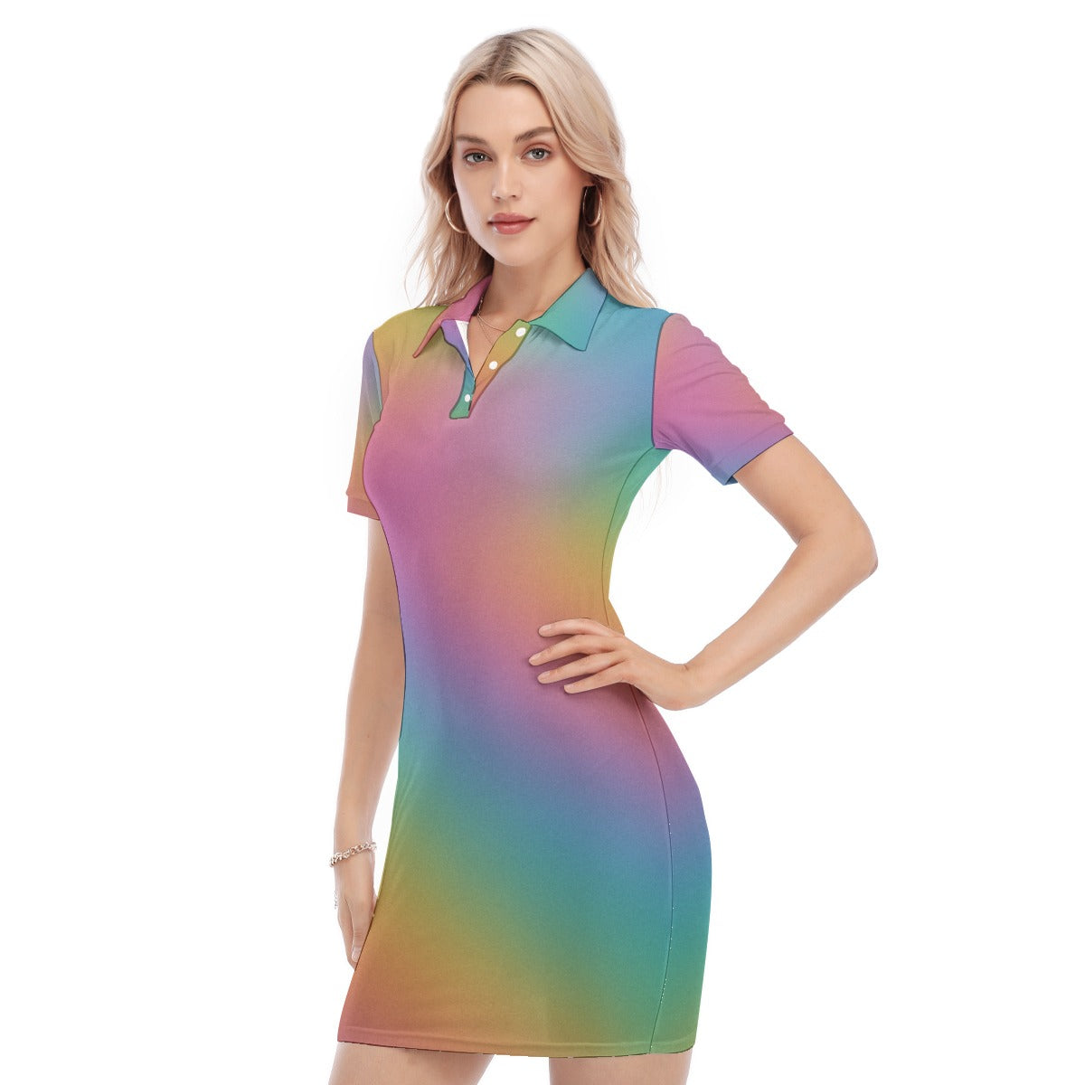 Women's Polo Collar Dress