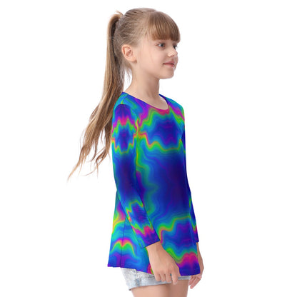 Unisex Kid's Long Sleeve O-neck T-shirt