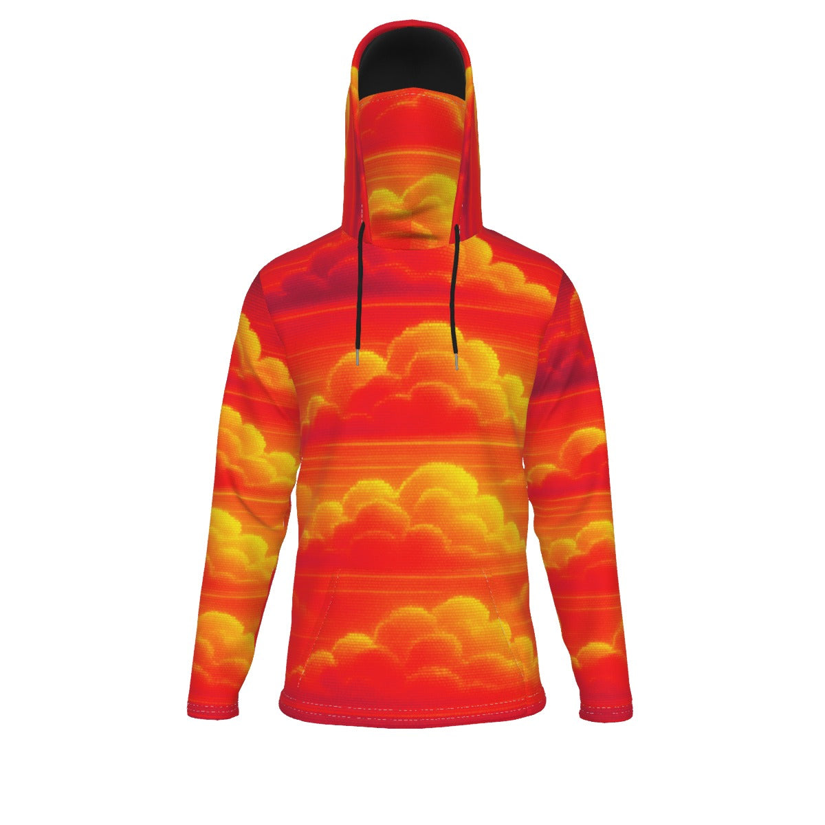 Men's Pullover Hoodie With Mask - view 1