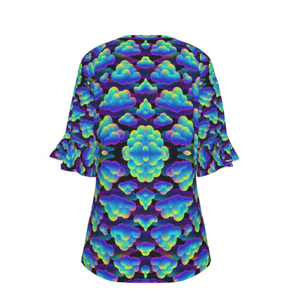 Women's T-shirt With Bell Sleeve