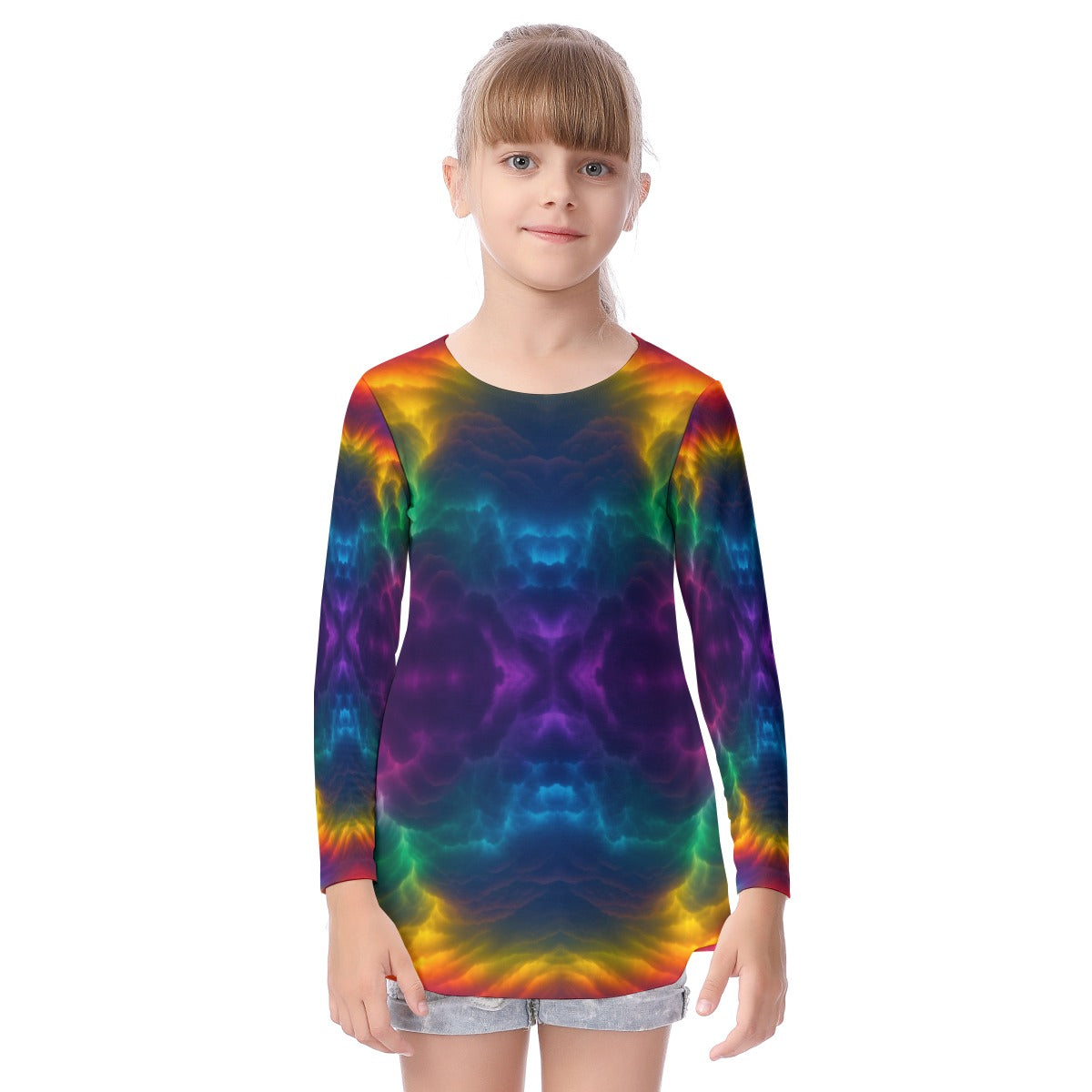 Unisex Kid's Long Sleeve O-neck T-shirt