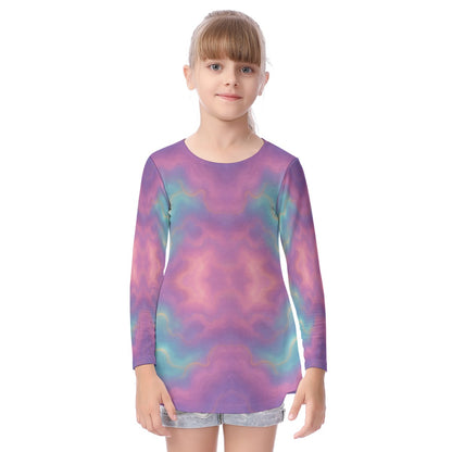 Unisex Kid's Long Sleeve O-neck T-shirt