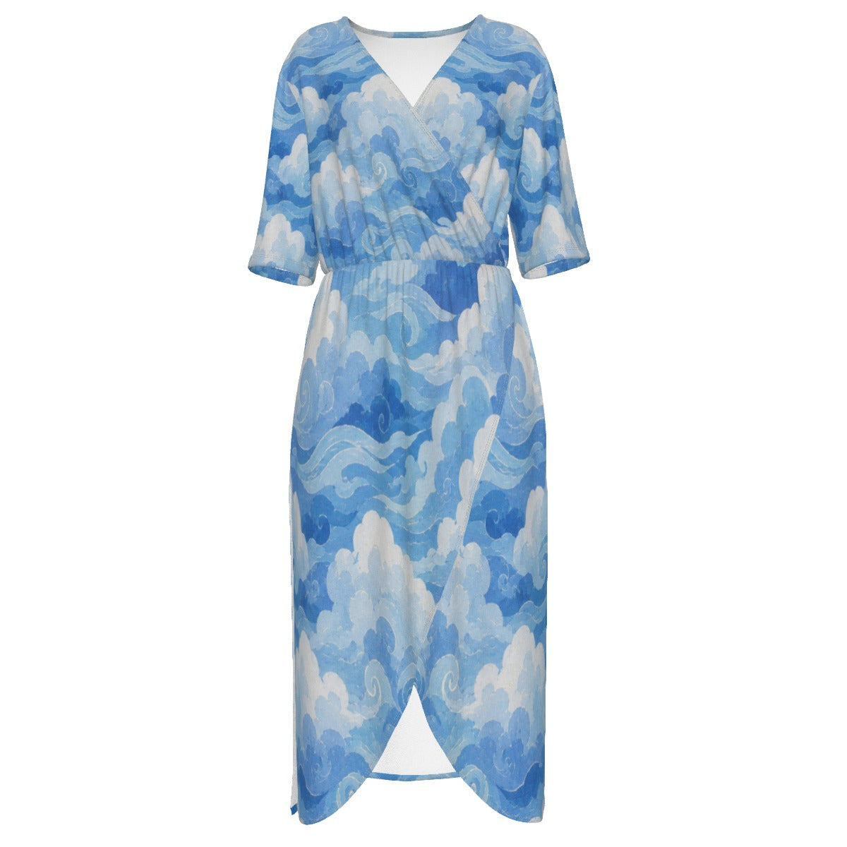Women's Short Sleeve V-neck Dress by O’Nimbus