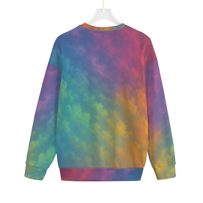 Unisex Drop-shoulder Knitted Fleece Sweater - view 2