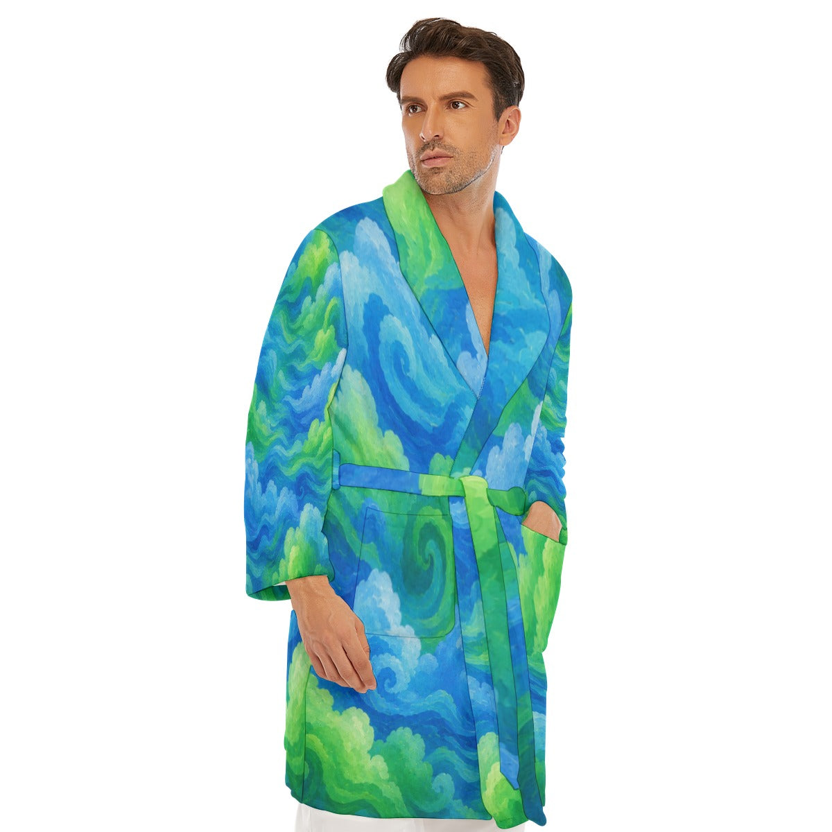 Men's Borg Fleece Robe by O’Nimbus – view 2