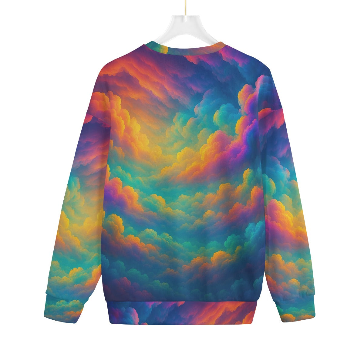 Unisex Drop-shoulder Knitted Fleece Sweater - view 2