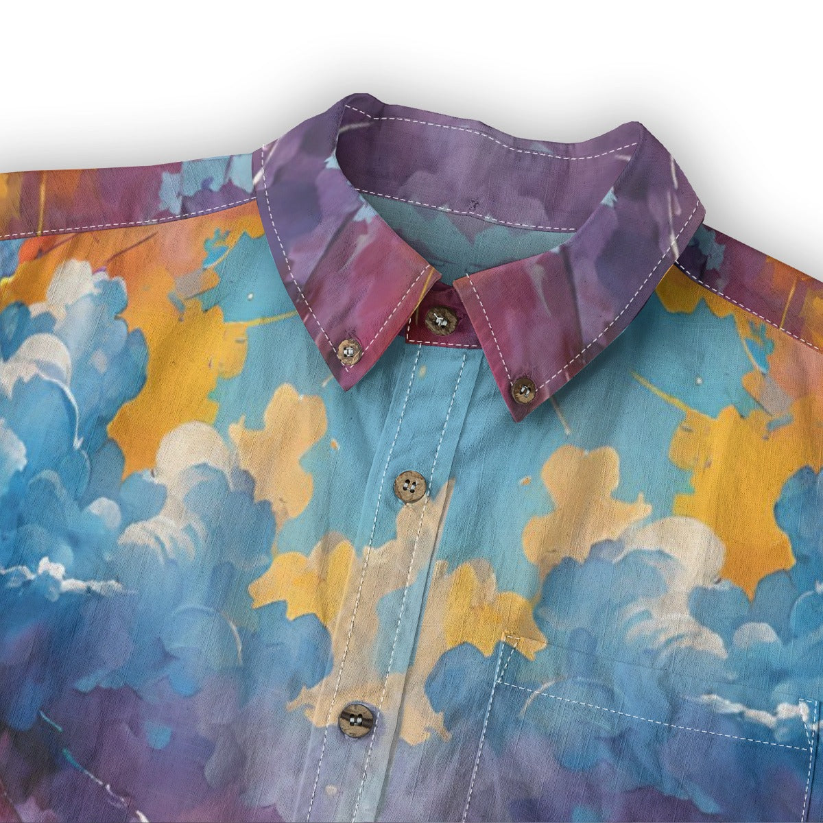 Men's Casual Lapel Long Sleeve Shirt|125GSM Cotton