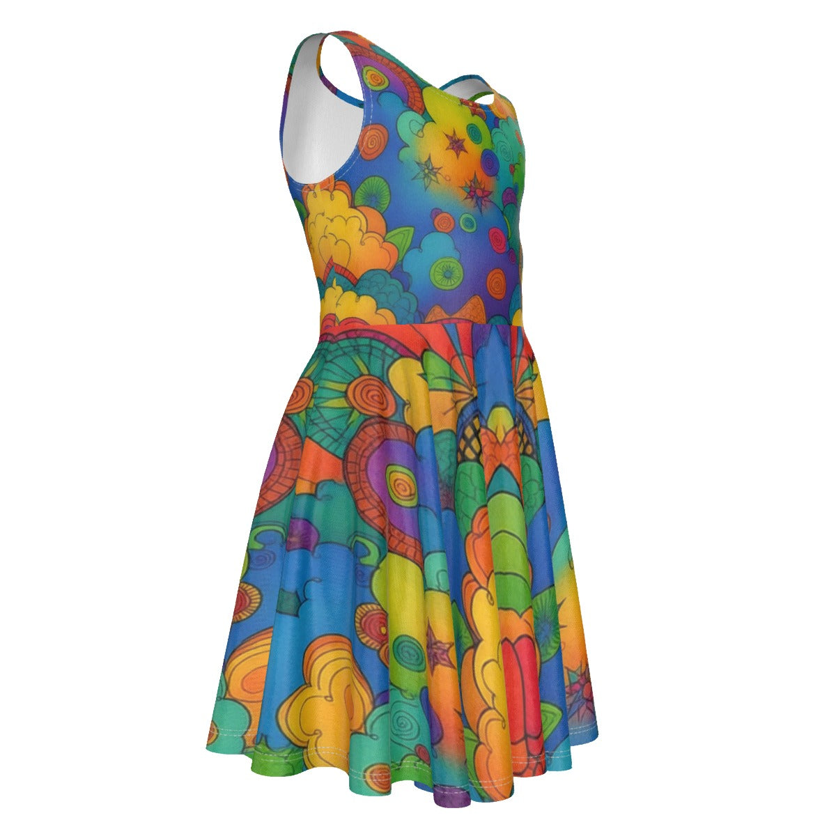 Unisex Kid's Sleeveless Vest Dress