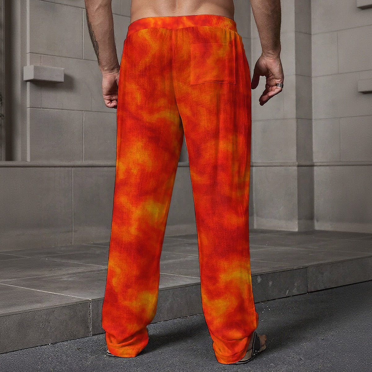 Men's Loose Casual Pants With Pocket