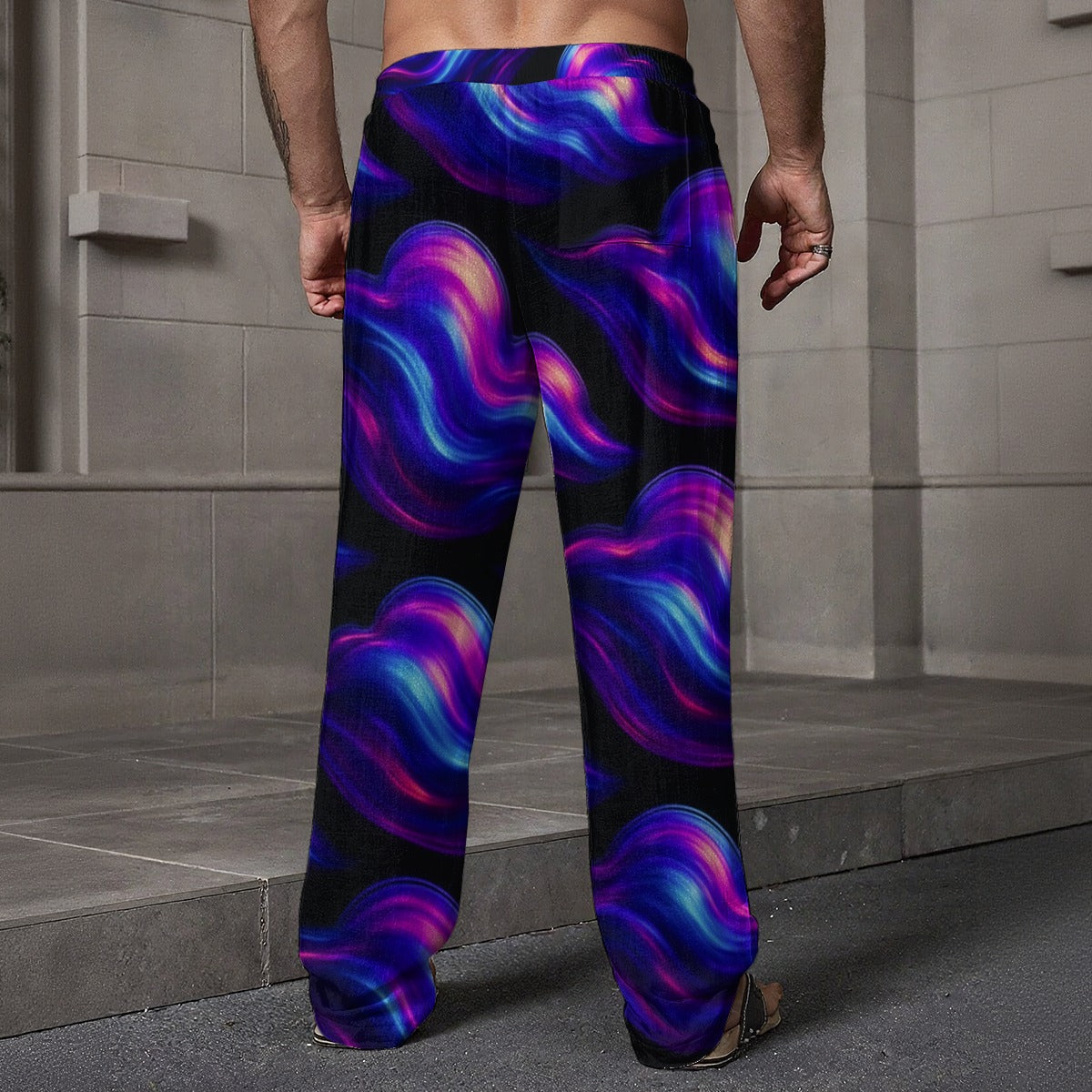 Men's Loose Casual Pants With Pocket