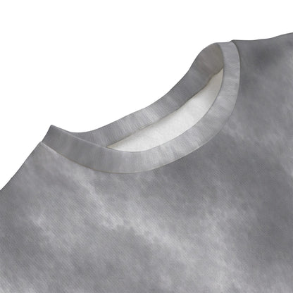 Unisex Drop-shoulder Knitted Fleece Sweater - view 3
