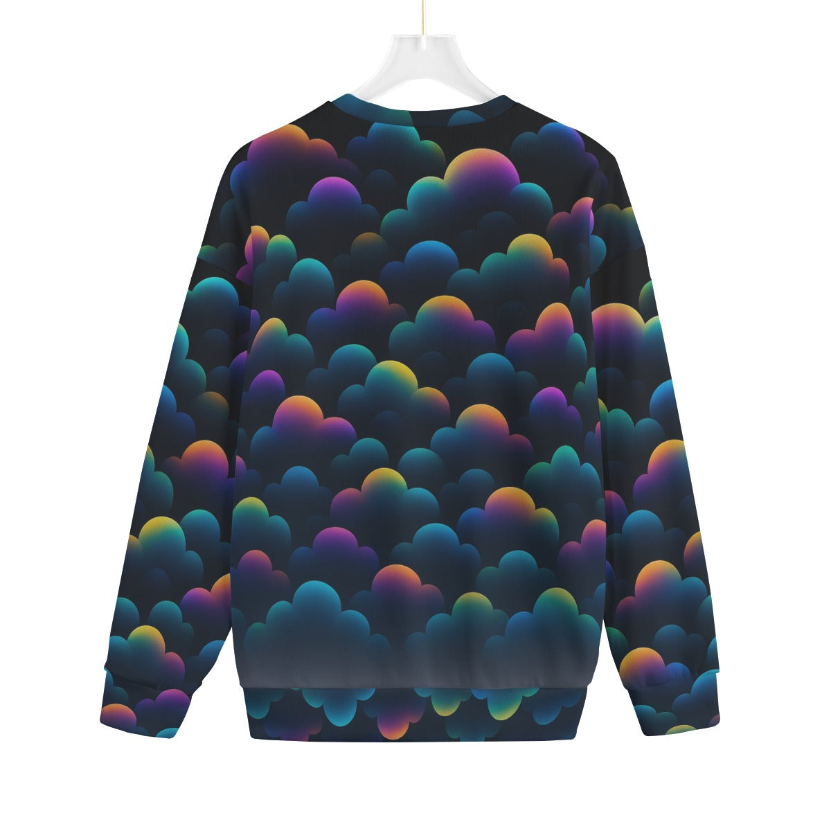 Unisex Drop-shoulder Knitted Fleece Sweater - view 2