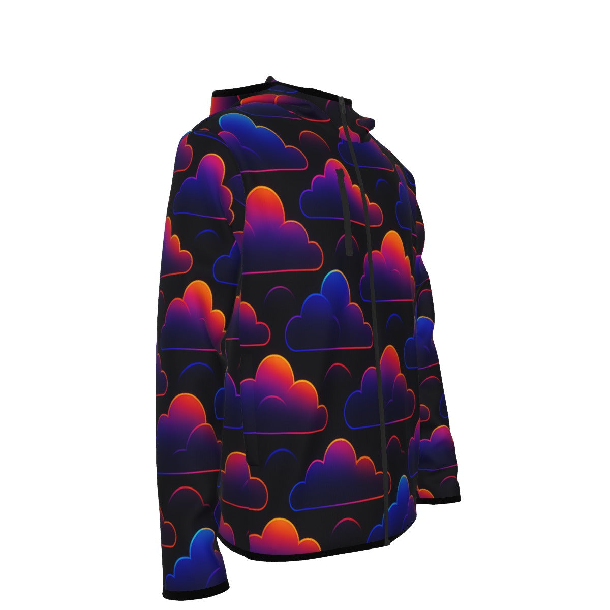 Men's Stylish Hoodie with Thumb Hole Design - view 4