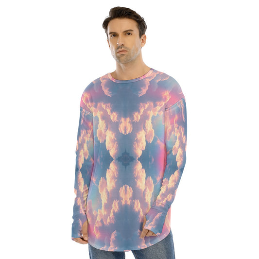 Men's Fingerless Long Sleeve T-shirt