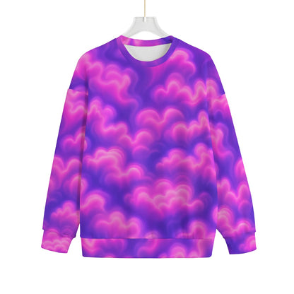Unisex Drop-shoulder Knitted Fleece Sweater - view 1