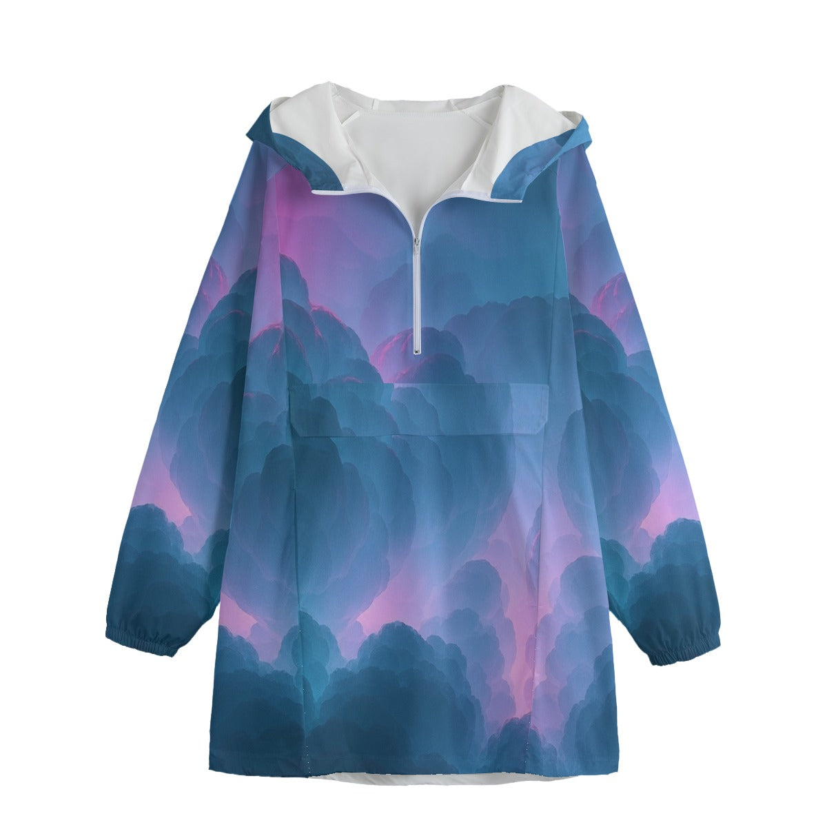 Unisex Windbreaker Long Jacket