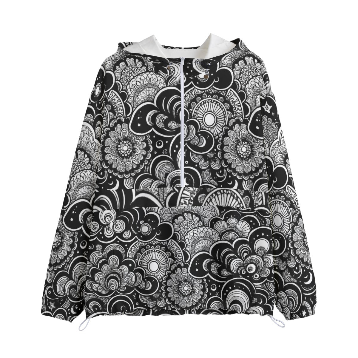 Unisex Pullover Jacket With Zipper Closure