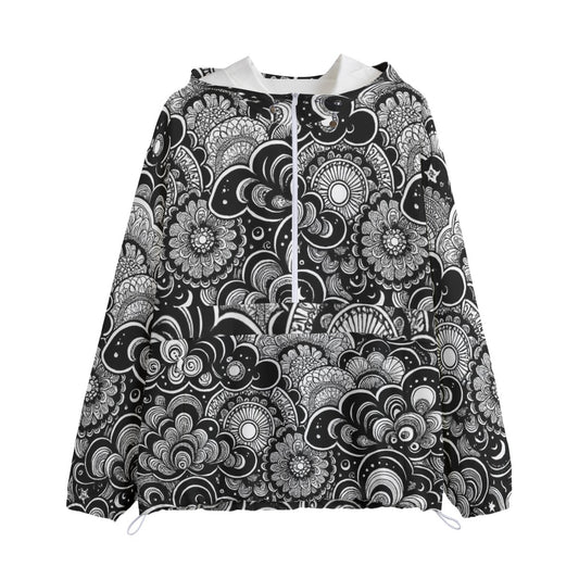 Unisex Pullover Jacket With Zipper Closure