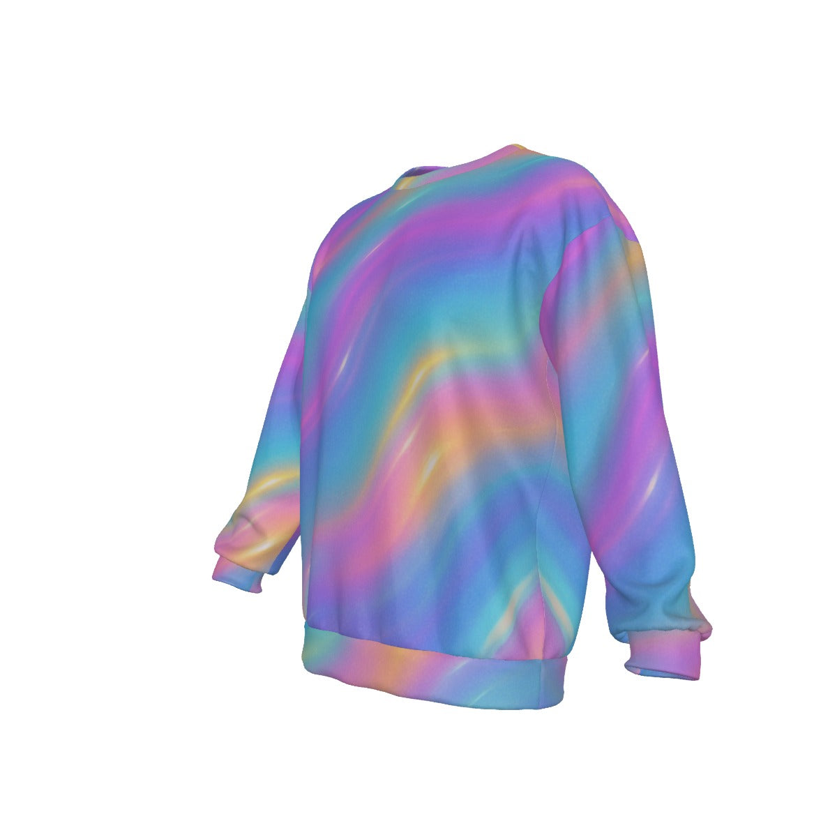 Men's Drop Shoulder Round Neck Long-Sleeved Sweatshirt