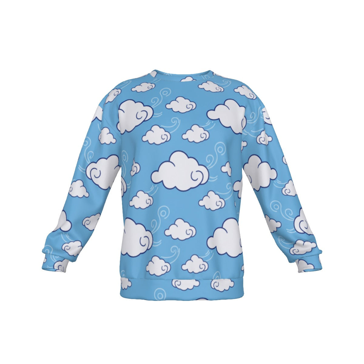 Men's Drop Shoulder Round Neck Long-Sleeved Sweatshirt