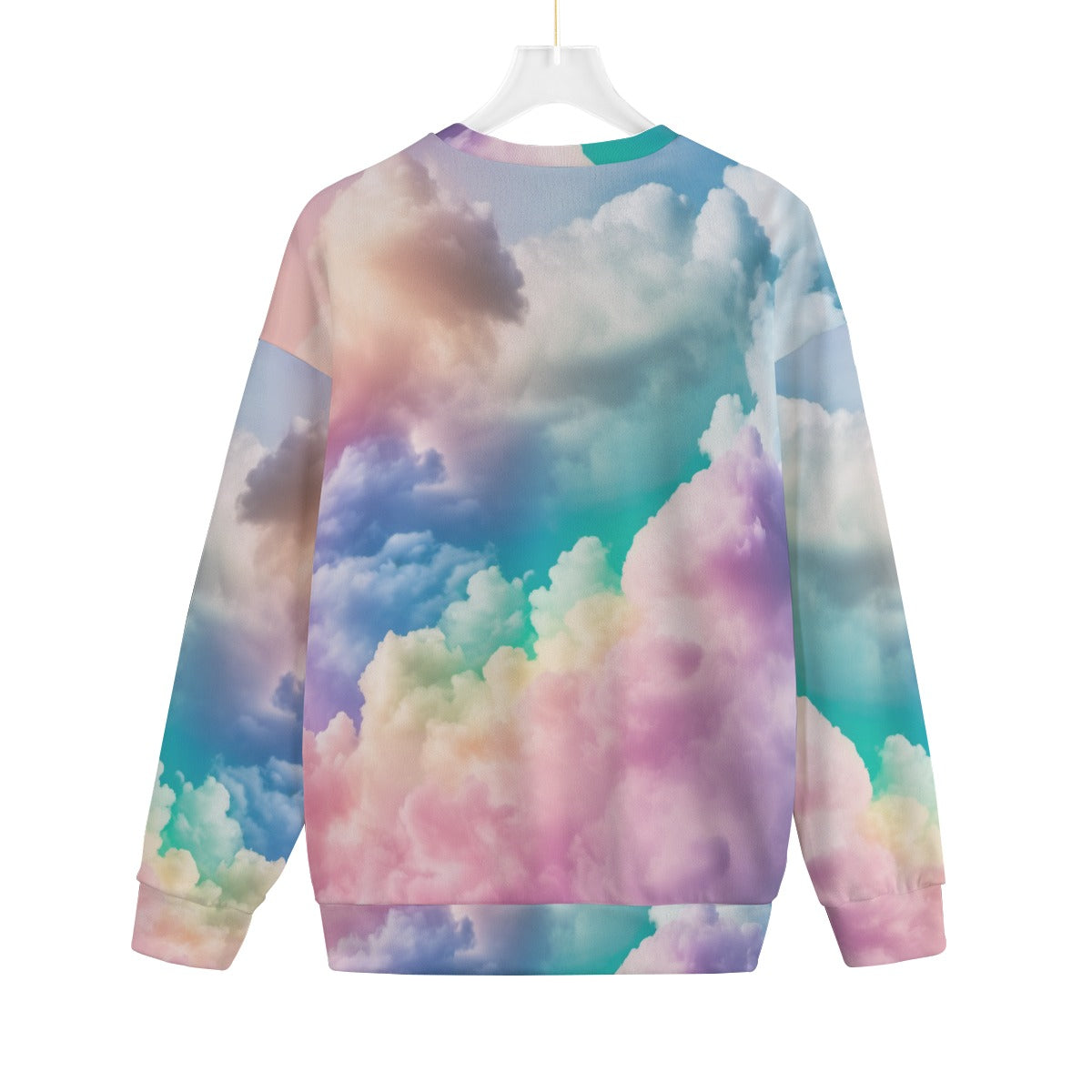 Unisex Drop-shoulder Knitted Fleece Sweater - view 2