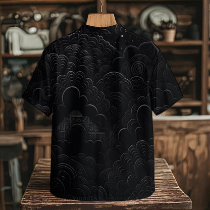 Men's Henley Shirt With Chest Pocket